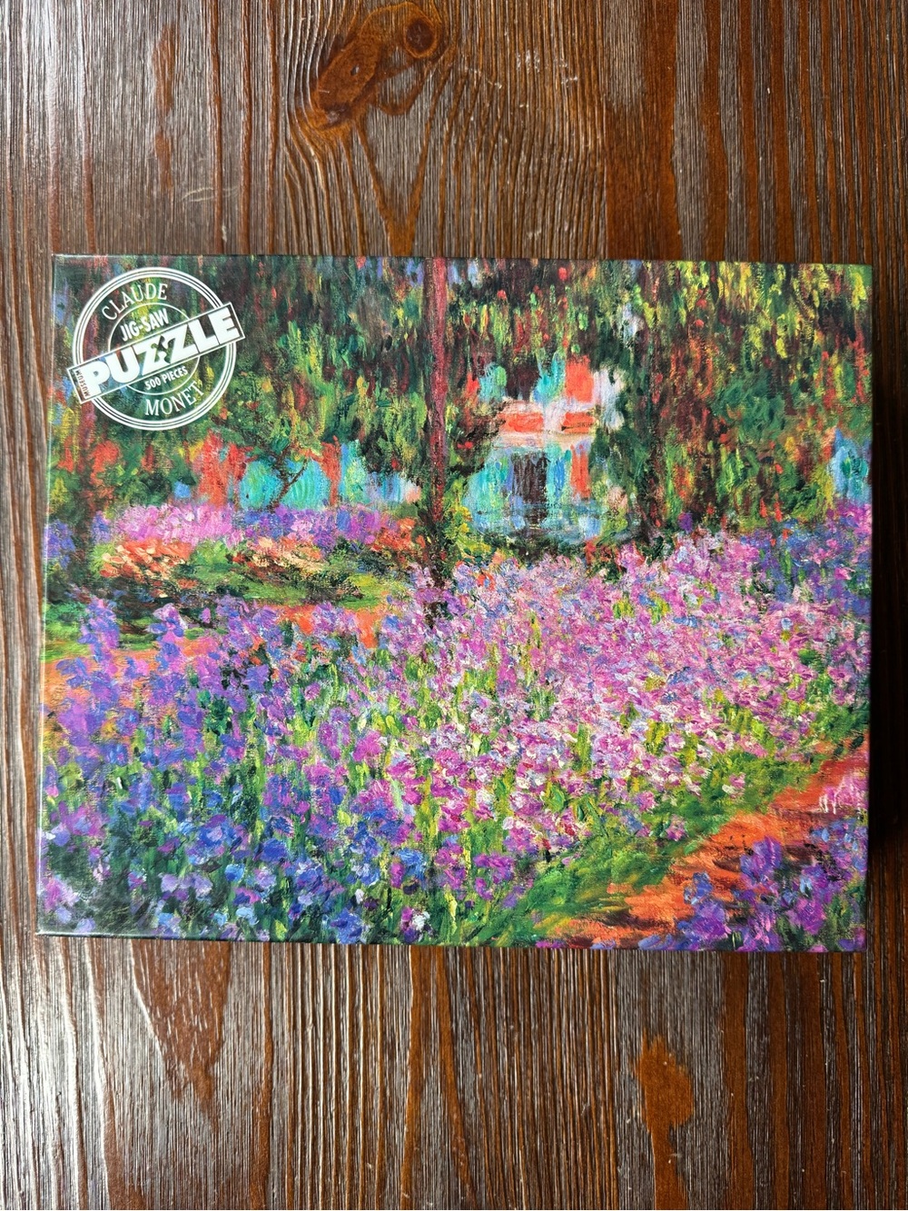 Monet "Artist's Garden at Giverny" 500 piece puzzle NWOT impressionist 90s